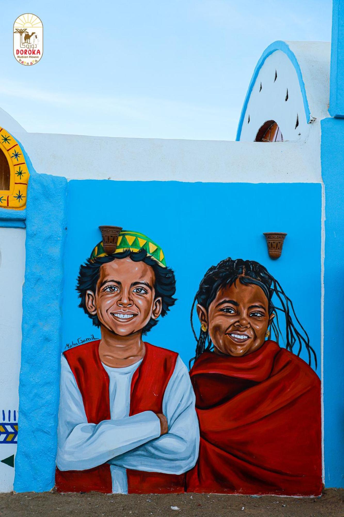 Doroka Nubian House Hostel Aswan Bagian luar foto