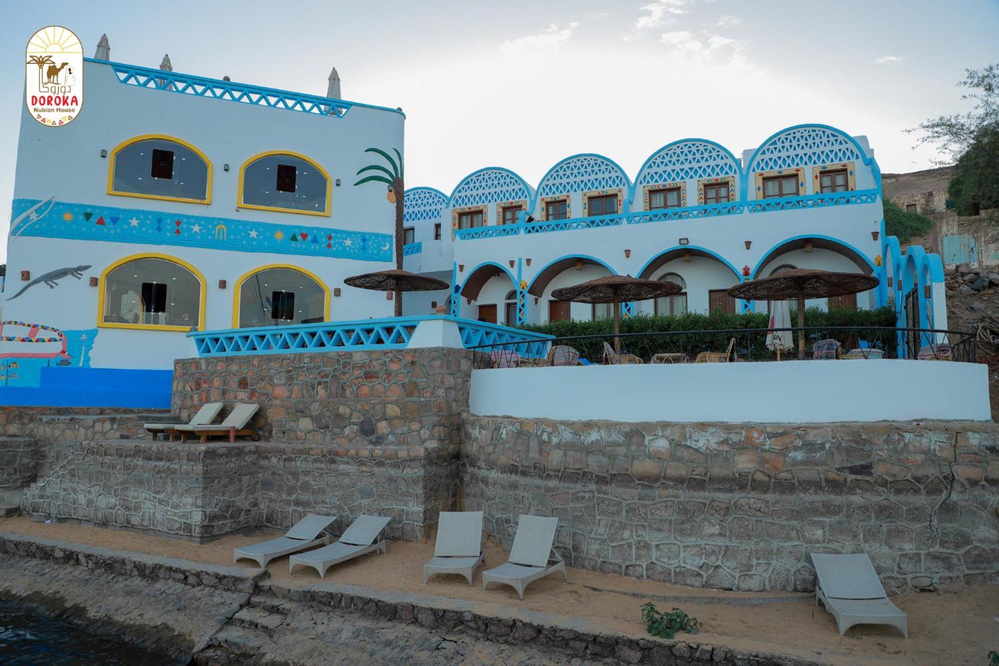 Doroka Nubian House Hostel Aswan Bagian luar foto